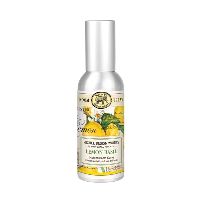 Spray aromatizante para el hogar Michel Design Works Lemon Basil