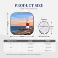 thumbnail image 2 of Kdxio Lighthous1 Print 2-Piece Sun Shade Front Windshield - Foldable Car Front Window Sunshades for Most Sedans SUV Truck, 2 of 6