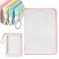 thumbnail image 2 of Pencil Pouches Case,Mesh Zipper Pen Pouch,Clear Exam Pencil Pouch,Pencil Storage Pouch,Mesh Pencil Case with Handle,Large Capacity Rectangular Pen Pouch,Lightweight Nylon Stationery Storage Bag,Blue, 2 of 7