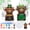 Clover Style, variant on WYSHOP 2 Pack 4th of July Gnome Ceramics to Paint Craft Kit | DIY Ready to Paint Figurines with 12 Colors, 2 Brushes, Palette, Blank Statues Craft, for Holiday Activities Party Decor