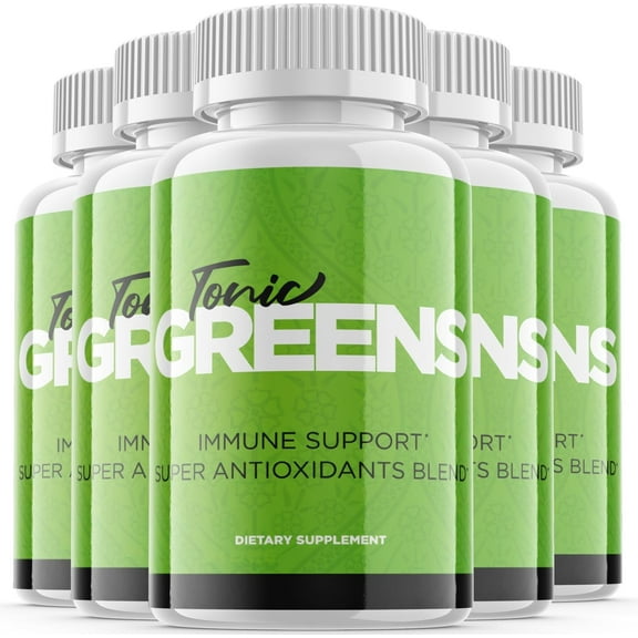 (5 Pack) Tonic Greens - Keto Weight Loss Formula - Energy & Focus Boosting Dietary Supplements for Weight Management & Metabolism - Advanced Fat Burn Raspberry Ketones Pills - 300 Capsules