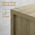 thumbnail image 5 of ARKANTOS 5 Shelf Bookcase with Doors Adjustable Shelf and Storage Cabinet Coastal Oak, 5 of 7