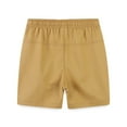 thumbnail image 3 of Ougyinr Littler Boys Shorts Kids Toddler Boys Summer Cotton Shorts with Drawstring Casual Elastic Waist Shorts with Pocket, 3 of 9