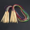 thumbnail image 4 of 18Pcs 120cm Circular Knitting Needles Set Professional Colorful Tube Circular Knitting Crochet Needles, 4 of 8
