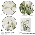 thumbnail image 3 of Designart "Dreamy Beige Snowdrop Scene II" Snowdrops Floater Framed Canvas Prints, 3 of 5