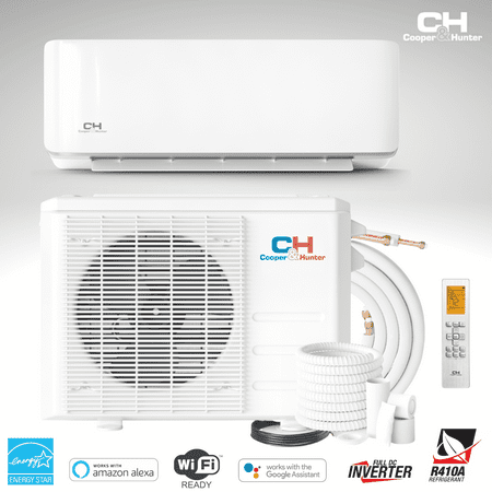 

Cooper & Hunter 18000 BTU 230V Wi-Fi Ready Ductless Mini Split Air Conditioner Heat Pump with 16ft Installation Kit
