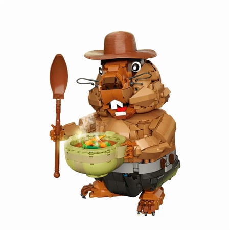 GZBricker Groundhog Building Set, Compatible with Lego Animal Collection Home Office Decoration Model for Adults Boys 1464PCS