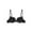 Black, variant on Timegard Womens Push up Bras with Support Adjustable Spaghetti Strap Solid Color Thin Comfy Everyday Bras