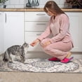 thumbnail image 4 of Boho Light Brown Pattern Kitchen Rugs and Mats Sets Of 2, Funny Kitchen Decoration Rubber Backing Non-Slip Absorbent Mats for Sink Waterproof Runner Rug for Laundry Room 17x30+17x48inch, 4 of 7