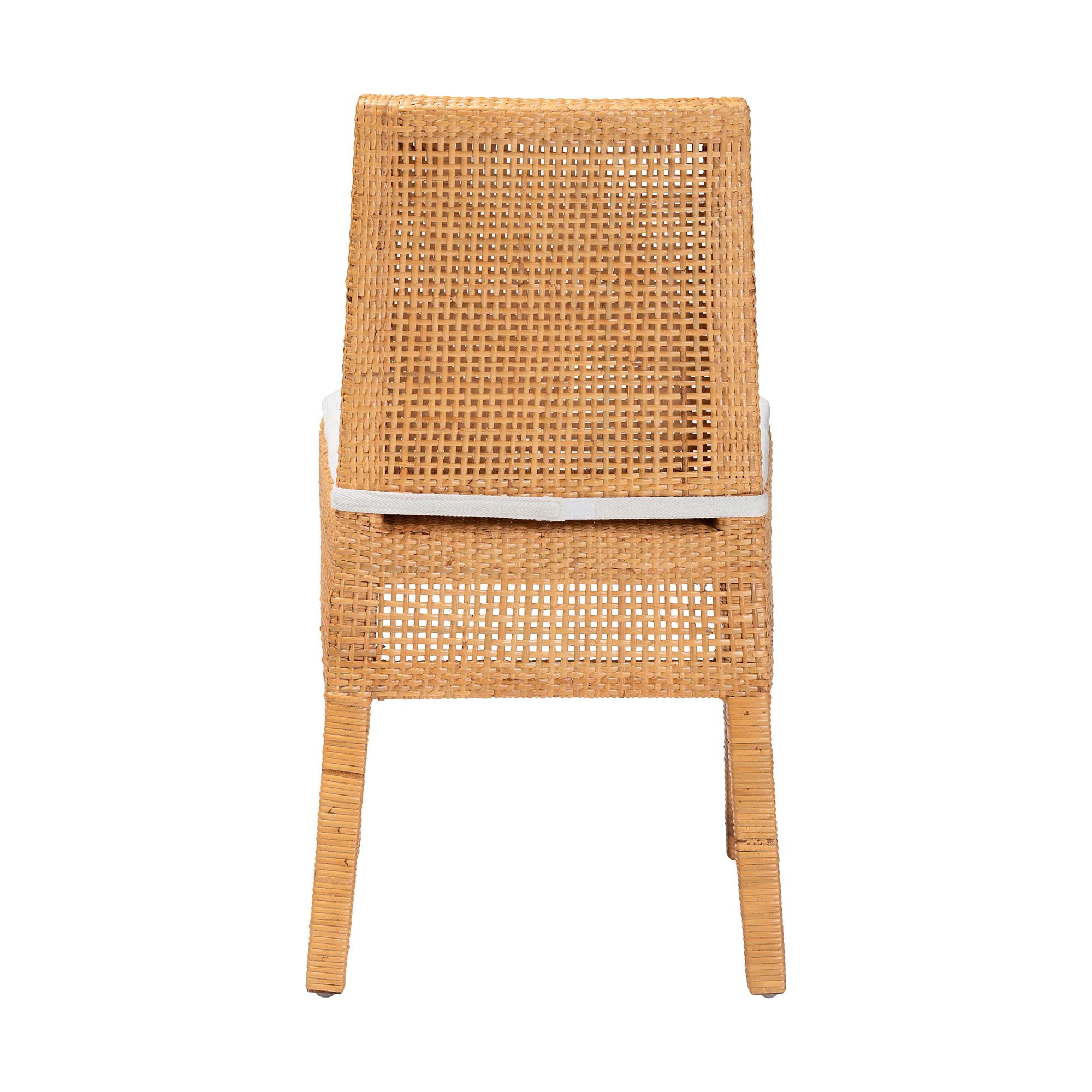 bali & pari Morris Boho Dining Chair, Light Honey