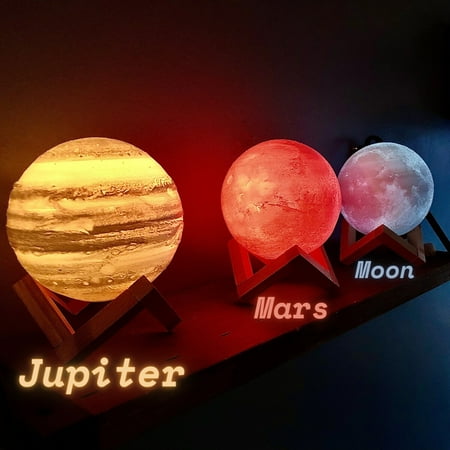 

Lamps with 16 Colors (Real Space Data Images) - Remote and Stand included - 3D printed