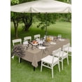 thumbnail image 4 of Outdoor Tablecloth with Umbrella Hole for Patio/Picnic/Party/Camping, Brown Black Branches Waterproof Table Cloth Rectangle Table Cover Washable, Botanical Dead Tree Birds (60"x 84"), 4 of 8