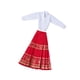 thumbnail image 4 of Figura a escala 1/6, traje de falda, ropa para muñecas, regalos para niños, utilería para fotos de escena Rojo, 4 of 9