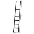 thumbnail image 7 of Bowery Hill Solid Oak Wall Oak Bookcase Rectangular Adjustable Shelves 94"H Assembled, 7 of 7