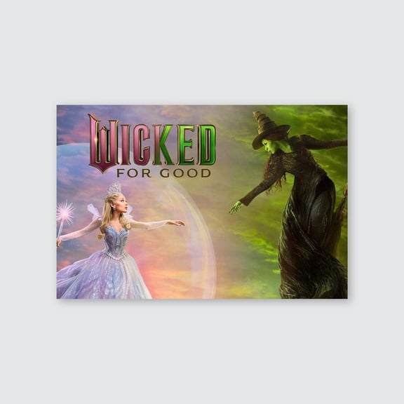 Movie Poster Wicked for good, One Sheet Wall Size 24''x36''