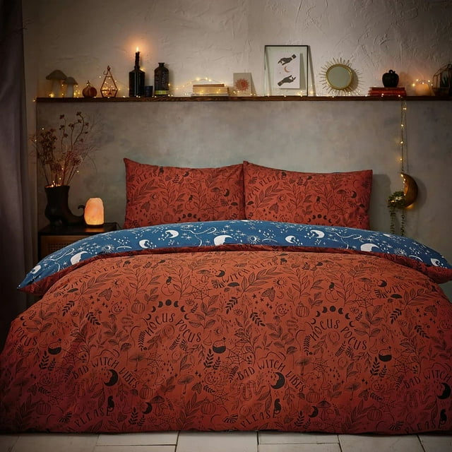 Furn Witchy Vibes Ensemble de Housse de Couette Réversible