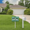 thumbnail image 5 of Eveokoki No Poop Zone Yard Sign, Large 12x8 inch Aluminum Metal No Pooping Dog Yard Signs With Stake for House Lawn, Protect Your Grass & Property, 5 of 6
