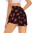thumbnail image 3 of Goofa Beautiful Red Ladybug Printed Women 2 in 1 Running Shorts,Quick Dry Athletic Workout Shorts,High Waisted Athletic Shorts with Liner Pockets-X-Large, 3 of 9