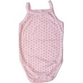 thumbnail image 5 of B-One Kids Girls Polka Dot Bodysuit Spaghetti Strap Sleeveless Onsies Camisole Tank Top for Newborn Baby Toddler 100% Super Soft Cotton 4-Pack, 5 of 6