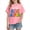 B-Pink, variant on Fengactive Unisex Kids Casual Short Sleeve Cotton T Shirt Preschool Back To School Printed Crew Neck Top for Girl Boys