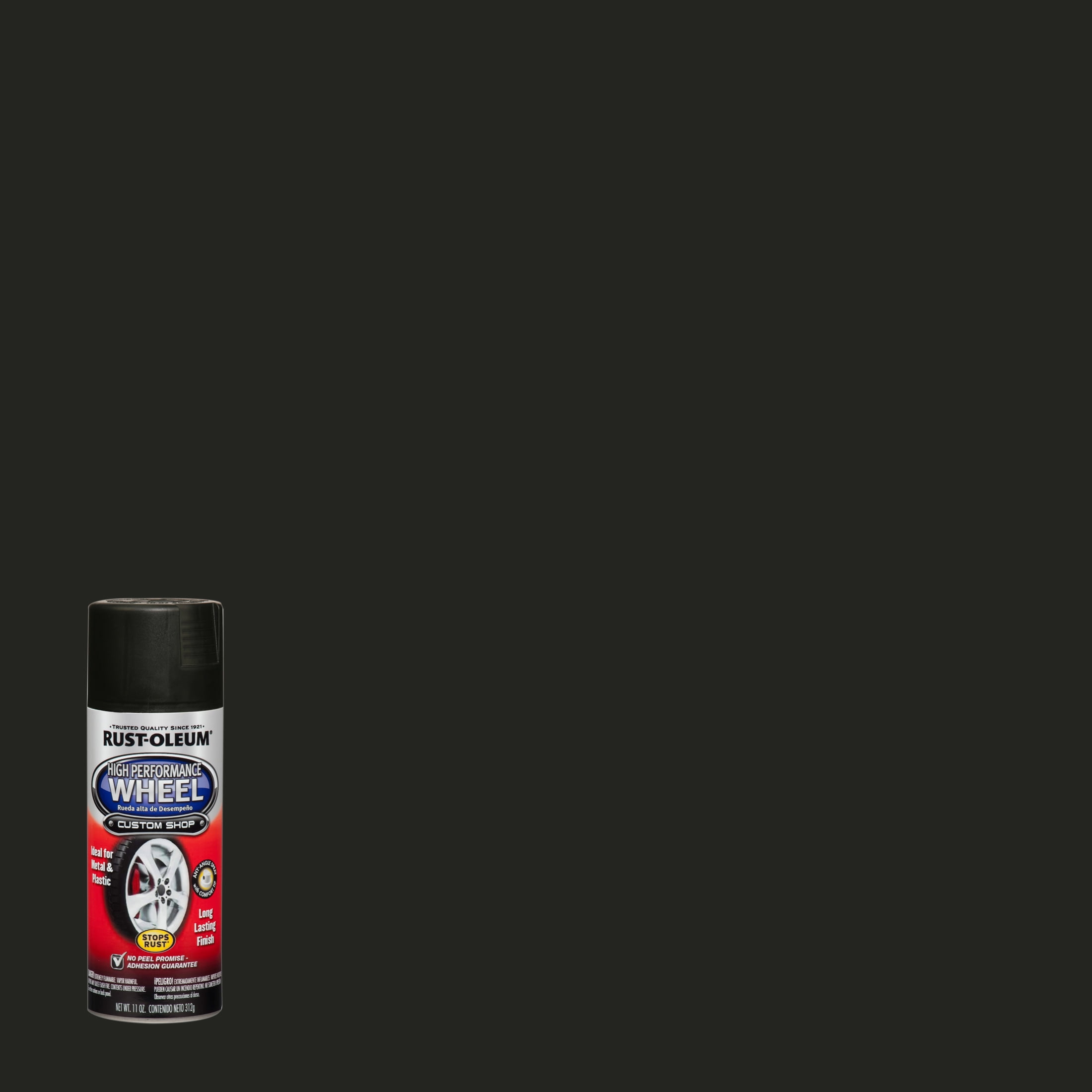 6 Pack, Black, Rust-Oleum Automotive High Performance Wheel Matte Spray Paint-248928, 11 oz