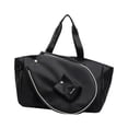 thumbnail image 2 of Bolsa deportiva de tenis, bolsa de bádminton, gran capacidad, práctica, fácil de limpiar, para viajes, compacta, profesional, elegante, para hombres y negro, 2 of 8