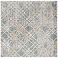 thumbnail image 6 of SAFAVIEH Isabella Trena Geometric Trellis Area Rug, Silver/Ivory, 5'3" x 7'7", 6 of 10