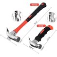 thumbnail image 2 of Upgrades 16oz & 8oz Claw Hammer Set with Magnetic Nail Holder, Non-Slip Grip, Dual Nail Grooves Ergonomic Handle for Precision & Safety, 2 of 7