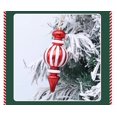 thumbnail image 3 of HONMEET Festive Red and White Gourd Balls, Unique Hanging Decor for Christmas Trees, 3 of 7