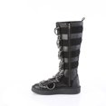 thumbnail image 3 of Demonia SNEEKER-405 Men's 1 1/2" Platform Rubber Sole Lace Up Front Knee High Creeper Sneaker Boots with Chains, 3 of 5