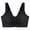Black, variant on Women's Seamless Full Coverage Bra for Supportive Comfort Underwire Lift Side Smoothing Bras for Women Supportive V Neck Bras Seamless Full Coverage Bras, Size M