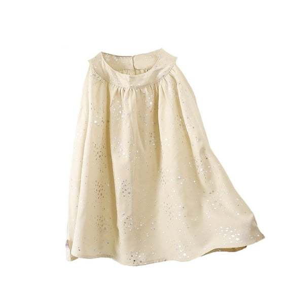 Fozruso Girls Lace Dress Baby Girls Summer Dress Loose Dress Round Neck Casual Dress Sizes 2-3 Years