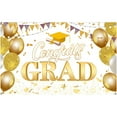 thumbnail image 1 of SXcggal Graduation Banners Senior Banner Class Of 2025 Graduation Decorations Class Of 2025 Banners 2025 Graduation Decor Congrats Grad Banner Senior Night Banner Back Drop Basic Flags, 1 of 5