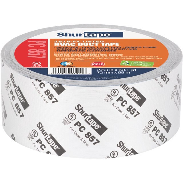 Cinta adhesiva Shurtape PC 857 UL 181B-FX, impermeable, 72 mm x 55 m