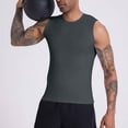 thumbnail image 5 of Cmfcve Big & Tall Men's Summer Tops Dry Fit Workout Running Tank Top Gym Sleeveless Muscle Athletic Shirt, 5 of 9