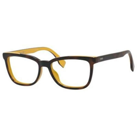 FENDI Eyeglasses 0122 0MFR Havana Ochre 53MM