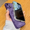 thumbnail image 5 of Compatible with iPhone 14 Plus Magnetic Clear Case,Luxury Plating Bling Transparent Shockproof MagSafe Case with Full Camera Lens Protector for iPhone 14 Plus Women Girl Men-Elegant Purple, 5 of 12