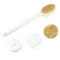 thumbnail image 3 of Unique Bargains 1 Pc Long Handle Bath Brush Back Scrubber for Bathroom 17.32" Length White, 3 of 6