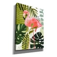 thumbnail image 2 of Epic Graffiti 'Flamingo Forest I' by Victoria Borges Canvas Wall Art, 40"x54", 2 of 3