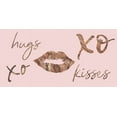 thumbnail image 2 of Phillip, Jamie 24x14 Black Ornate Wood Framed with Double Matting Museum Art Print Titled - Lip Kiss, 2 of 4