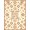 Terracotta Cream, Pattern 6, variant on ODIKA Name Photo Frame Border Exact Alfombra Personalizada Personalized Flowing Pet Friendly & Kids Safe Play for Playroom, Bedroom, Reading Nook