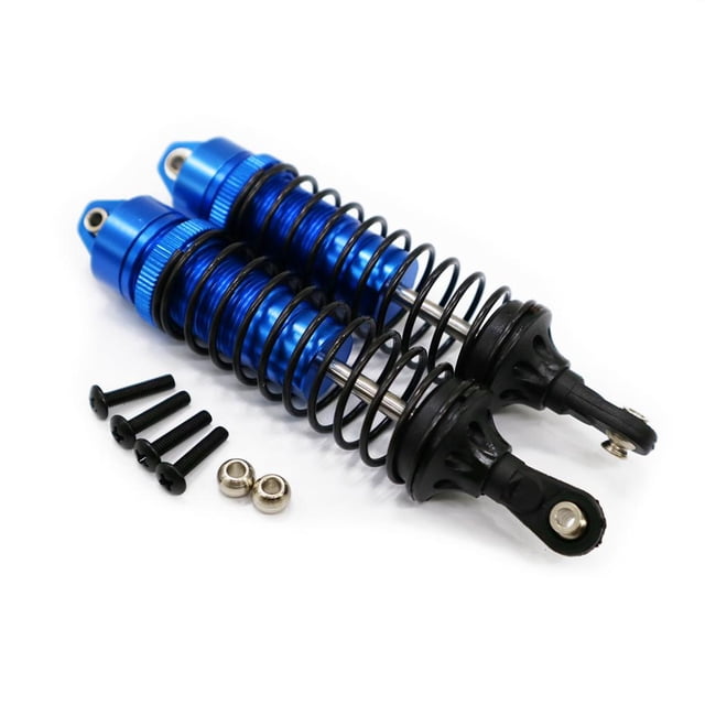 Amortiguador trasero roscado de aleación de aluminio Ounissouiy para 1/10 ECX AMP RC modelo Azul oscuro