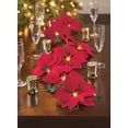 thumbnail image 1 of Poinsettia Swag Lights, 1 of 2