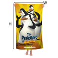 thumbnail image 2 of Bath Towels for The Penguins of Madagascar Beach Towel Kids Boys Girs Soft & Absorbent Gifts for Bathroom Travel Camping Vacation 31.5×63 inch, 2 of 6