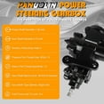thumbnail image 5 of PANGOLIN Power Steering Gear Boxes 27-7522 Fit for 1980-1991 Chevrolet C10 C20 C30 K5 R10 R1500 R20 R2500 R30 R3500, GMC C1500 C2500 C3500 Gearbox Assembly Replacement Part OE 277522, 7846958, 5 of 7