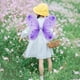 thumbnail image 5 of Txlixc Vestido de princesa hada de niña, alas brillantes de mariposa con varita mágica y Banda de cabeza Txlixc moda, 5 of 6