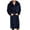 Blue, variant on RotHome Mens Robe Big and Tall Full Length Plush Fleece Bathrobe Shawl Collar Warm Winter House Robes Comfortable Loungewear Bath Robe Men Blue