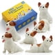 thumbnail image 1 of Juguetes blandos para perros para niños, juego de 6, pequeños Squishies para niños, lindos juguetes antiestrés, bolas para adultos, regalos para amantes de los perros, juguetes para aliviar el estrés,, 1 of 5