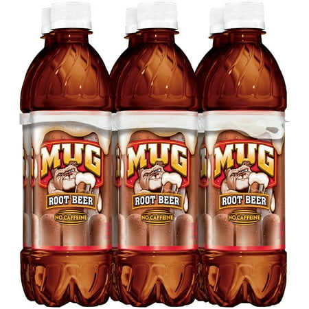 Mug Root Beer Soda 6-16.9 fl. oz. Plastic Bottles