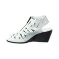 thumbnail image 2 of Arche Eggaya Leather Wedge Sandal, 39, White, 2 of 5